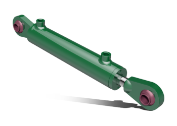 Double acting hydraulic cylinders with agricultural ball joints - CSA