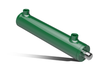 Double acting hydraulic cylinders